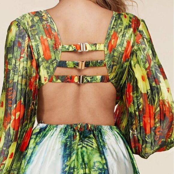 Tropical Waterfalls Maxi Dress - Picture 2 of 16